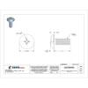 #10-24 x 1-2 in Phillips Truss Machine Screw, Plain 18-8 Stainless Steel, 100 PK  U51862.019.0050