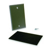 Weatherproof Cover, Single Gang Box Type, 1 Gang, Blank Cover Type Pack of 2