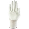 Coated Gloves, Foam Nitrile, Smooth, Palm, 3 Abrasion Level, White, S (7) 1 PR  11-812