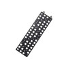 San Jamar Bar Mat 12x3 1/2, Plastic Black VM5180BK