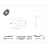 Flat Washer, For Screw Size 1-2" ,Steel Black Oxide Finish, 25 PK  U04035.050.0001