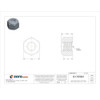 Nylon Insert Lock Nut, 1-4"-20, Steel, Grade 8, Black Oxide, 5-16 in Ht, 100 PK  U12411.025.0001