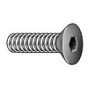M8-1.25 Socket Head Cap Screw, Flat, Black Oxide Steel, 65 mm Length, 5 PK  FHS100865-005P1