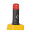 Tough Guy Flashing Light,Plastic,Red 2LEC9