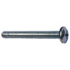 #10-24 x 3-4 in Slotted Round Machine Screw, Plain 18-8 Stainless Steel, 100 PK  U51213.019.0075