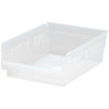 Clear Shelf Bin, 11-5-8"L x 8-3-8"W x 4"H, Load Capacity: 50 lb  QSB107CL