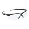 Memphis MP1, Safety Glasses, MAX6 Anti-Fog, Clear Lens, Black Frame, Half-Frame