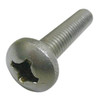 5/16"-18 x 1/2 in Phillips Pan Machine Screw, Plain 18-8 Stainless Steel, 25 PK