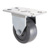 Manufacturer Varies Rigid Plat Castr,Rubbr,3 in.,210 lb.,Blk 1UKV4