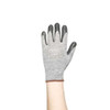Coated Gloves, Nitrile, Smooth, Palm, 3 Abrasion Level, Gray, 9 1 PR Pack of 6  11-801V