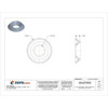 Countersunk Washer, Fits Bolt Size #8 ,Steel Nickel Plated Finish, 100 PK  FINWIS0-85-100P