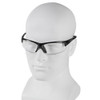 Equalizer, Safety Glasses, Anti-Scratch, Clear Lens, Gray Frame, Half-Frame  21294