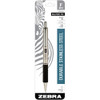 Zebra Pen Retractable Ballpoint Pen, Fine 0.7 mm, Black 29211 Pack of 12