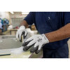 Cut-Resistant Coated Gloves, Cut Level A2 ,Dipped ,Polyurethane ,Sandy ,S 1 PR  11-724