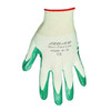 Coated Gloves, Nitrile, Smooth, Palm, 3 Abrasion Level, White, M (8) 1 PR