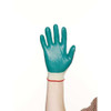 Coated Gloves, Nitrile, Smooth, Palm, 3 Abrasion Level, White, M (8) 1 PR  4500-08