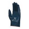 Coated Gloves, Nitrile, Smooth, Full, 3 Abrasion Level, Blue, S (7 1/2) 1 PR
