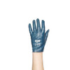 Coated Gloves, Nitrile, Smooth, Full, 3 Abrasion Level, Blue, 9 1 PR  32-125