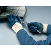 Coated Gloves, Nitrile, Textured, 3-4 Dip, 4 Abrasion Level, Blue, M (8) 1 PR  47-400