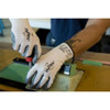 Coated Gloves, Foam Nitrile, Sandy, Palm, 3 Abrasion Level, White, XL (10) 1 PR  11-800