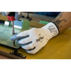 Coated Gloves, Foam Nitrile, Sandy, Palm, 3 Abrasion Level, White, XL (10) 1 PR  11-800