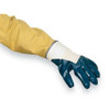 Ansell Nitrile Coated Gloves, 3-4 Dip Coverage, Blue, L, PR 27-607