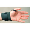 Wrist Wrap, Elastic, Slide On, Single Strap, Ambidextrous, Black, Size S  4WW02