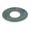 Flat Washer, Zinc Plated, Steel, 3/8 in Screw Size, 1 in Dia, 100 PK