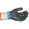 Coated Gloves, Foam Nitrile, Sandy, Palm, 6 Abrasion Level, Blue, L (8) 1 PR  377L-08