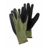 Coated Gloves, Latex, Foam, Palm, 3 Abrasion Level, Black-Green, XL (10) 1 PR  4NMP3
