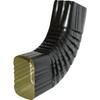 Spectra Metals 3 In. x 4 In. Aluminum Black Side Downspout Elbow 4BELRTBK 153969