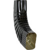 Spectra Metals 2 In. x 3 In. Aluminum Black Side Downspout Elbow 3BELRTBK 131238