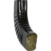 Spectra Metals 2 In. x 3 In. Aluminum Black Side Downspout Elbow 3BELRTBK 131238
