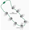 Magic Seasons White Classic Bulb Light String 702653 Pack of 12 954276