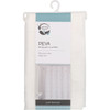 Zenna Home 70 In. x 72 In. Just Leaves White Waterproof PEVA Shower Curtain CPRJLWWL 628862