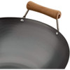 Kitchen Supply 14" Carbon Flat Wok Set J21-9972 629540