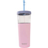 Ad-N-Art Marina 2-in-1 Insulated Tumbler and Mug, Pastel Pink ICT400PP