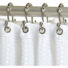 Zenna Home Rustproof Chrome Double Roller Shower Curtain Hooks (12-Count) SS97ALSSL 633859