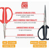 Joyce Chen 8 In. Deluxe and 6 In. Original Unlimited Scissors (2-Pack) KCHZ06801 637998