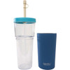 Ad-N-Art Marina 2-in-1 Insulated Tumbler and Mug, Pastel Blue ICT400PB 646454