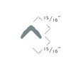 Inteplast Building Products 8' River Grey Otsd Corne 82050800504 Pack of 14 194161