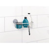 Zenna Home Rustproof Satin Chrome Power Grip Pro Adhesive-Suction Storage Basket 7332ALL 619774