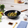 Joyce Chen Classic Series 14 In. Carbon Steel Ceramic Coated Nonstick Wok J21-0614 625286