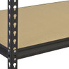 Muscle Rack 34 In. x 14 In. x 72 In. 5-Tier Black Shelving Unit UR341472BLK 255948