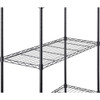 Muscle Rack 36 In. x 14 In. x 54 In. 4-Tier Black Wire Shelving Unit WS361454-4B 246299