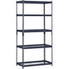 Muscle Rack 36 In. x 18 In. x 72 In. 5-Tier Black Shelving Unit with Wire Shelf