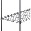 Muscle Rack 24 In. x 14 In. x 30 In. 3-Tier Black Wire Shelving Unit WS241430-3B 237875