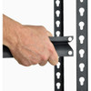 Muscle Rack 48 In. x 24 In. x 72 In. 5-Tier Black Shelving Unit with Wire Shelf ZR482472W5-B 254632