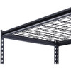 Muscle Rack 48 In. x 24 In. x 72 In. 5-Tier Black Shelving Unit with Wire Shelf ZR482472W5-B 254632