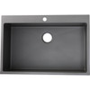 Stylebuilt 33 In. x 22 In. x 9 In. Single Bowl Dual Mount Kitchen Sink T3322S 438169